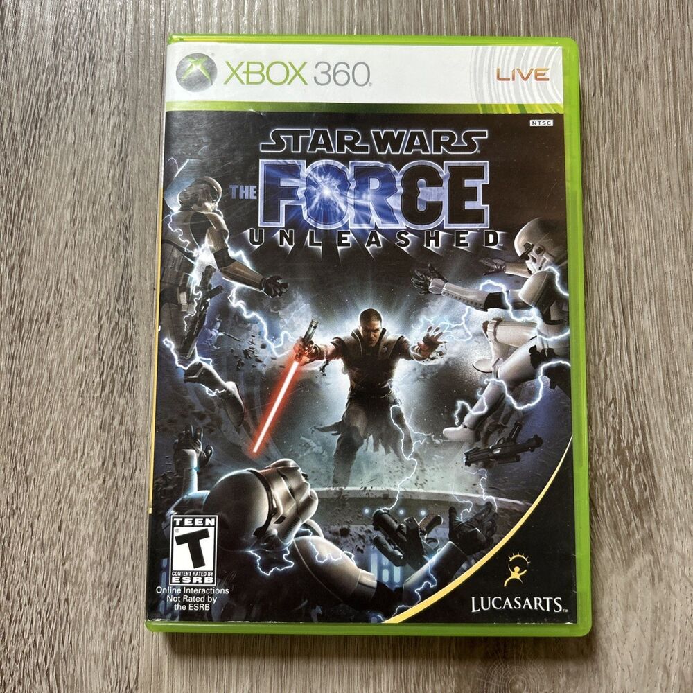 Star Wars: The Force Unleashed Microsoft Xbox 360 2008 CIB Complete Tested Works